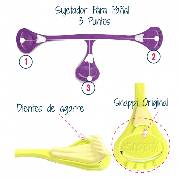 Snappi Baby- Pack con 3 - Imagen 2