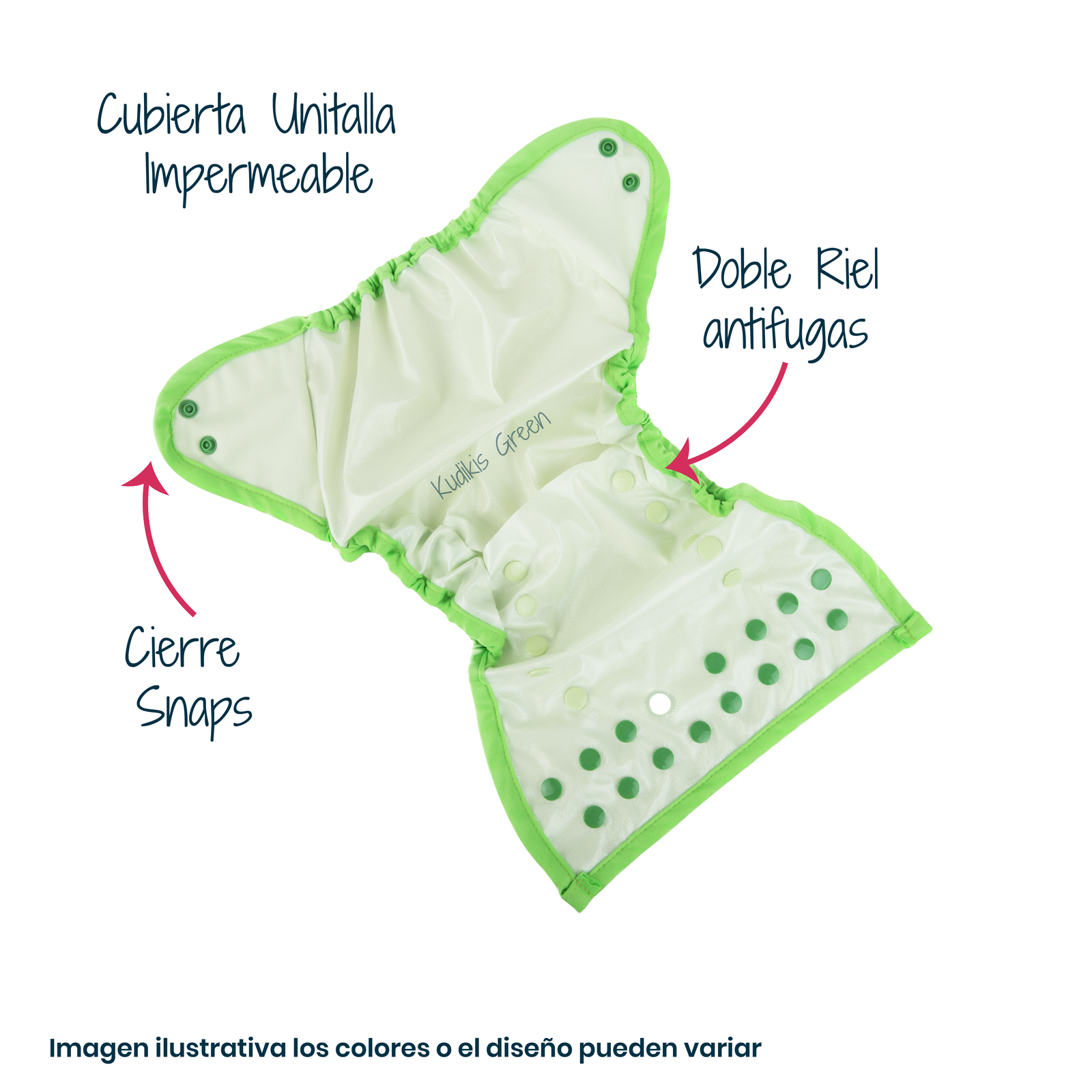 Cubierta Unitalla Velcro Estampada