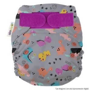 Pañal de Tela Ecopipo Dinos Chic G4