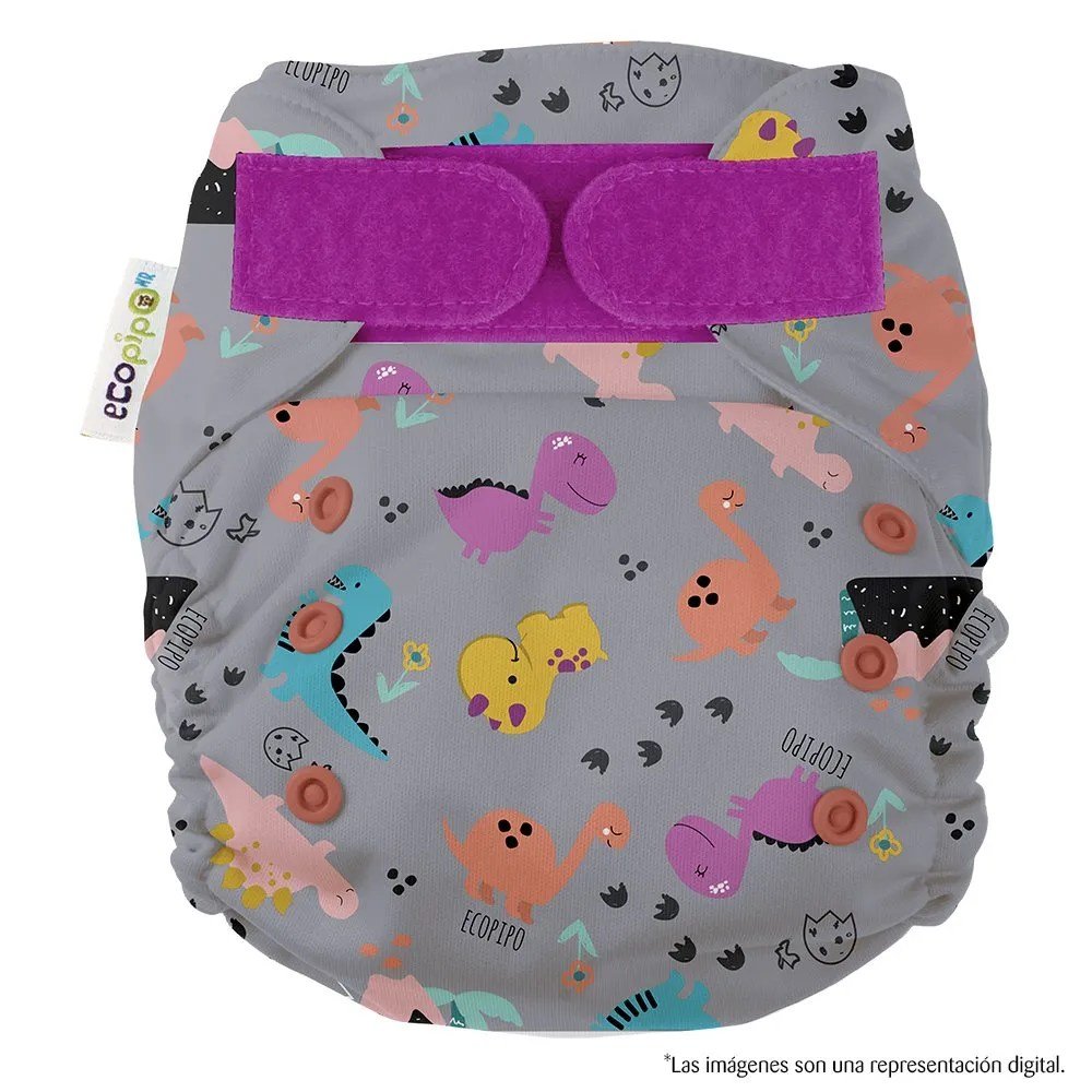 Pañal de Tela Ecopipo Dinos Chic G4