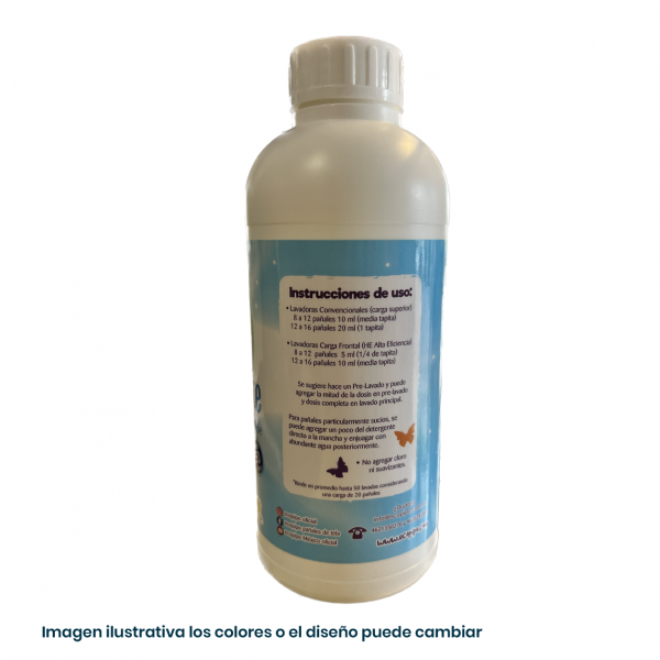 Instrucciones Detergente para pañales ecológicos