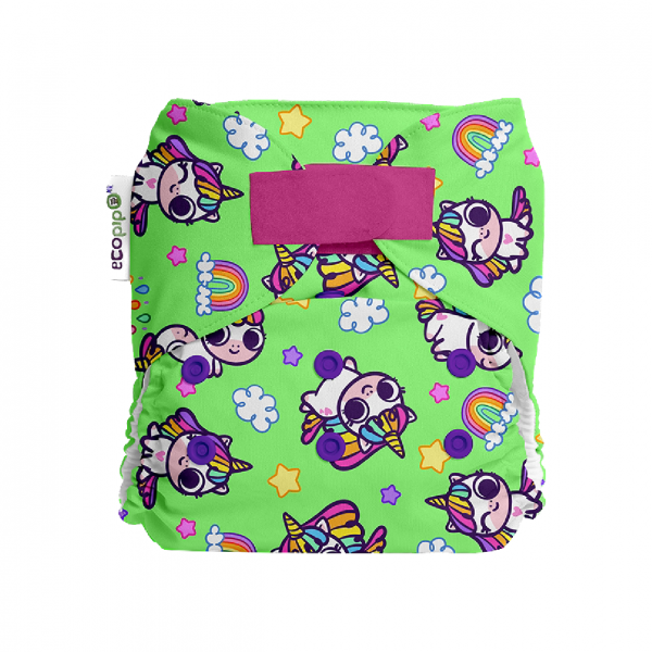 Pañal de Tela Ecopipo Unicornios G4