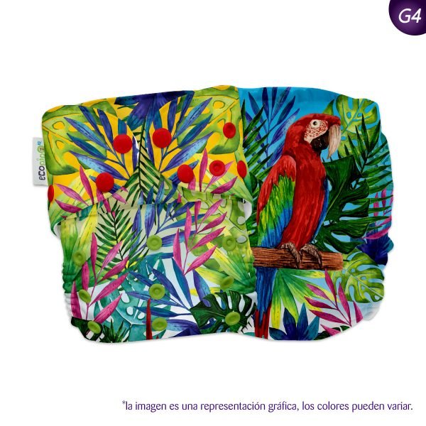 Pañal de Tela Ecopipo Macao Broches G4