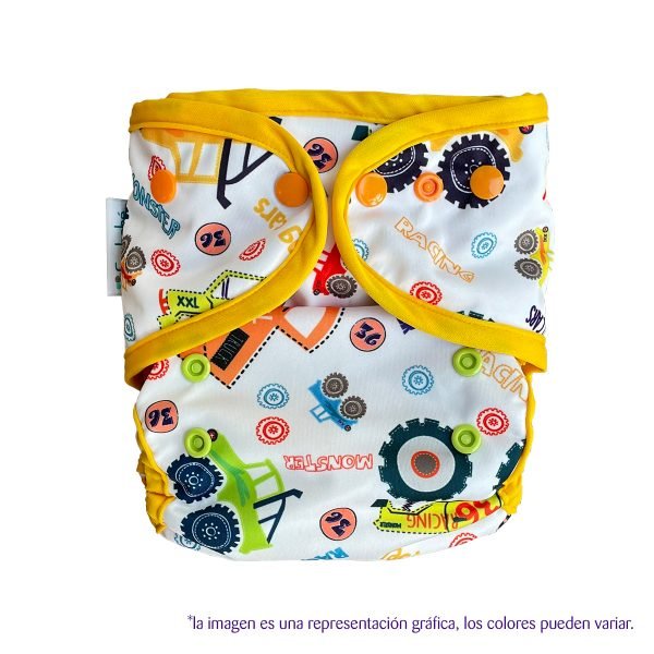 Ecobebe Pañal de Tela T2 Monster Truck