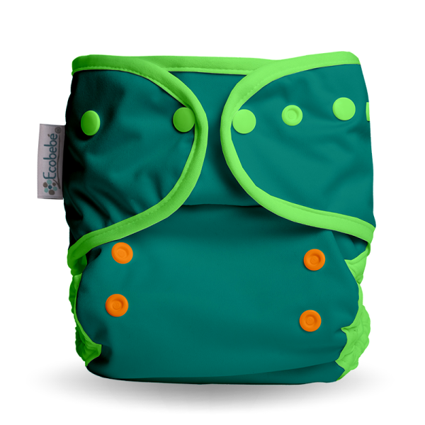 Ecobebe Pañal de Tela T2 Menta Limón