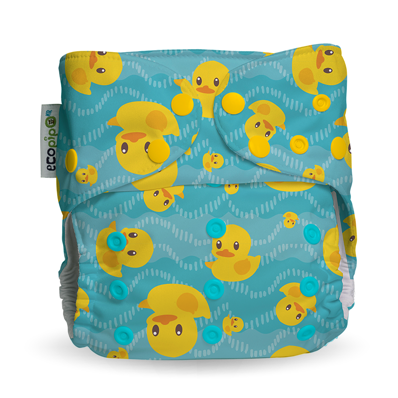 Pañal de Tela Ecopipo Patitos G4 Broches