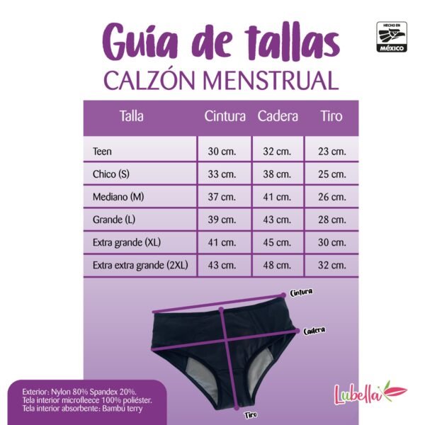 Calzón Menstrual  (moderado-abundante) - Image 2