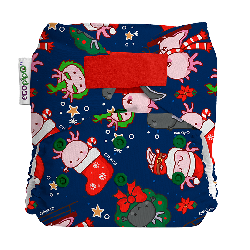 Pañal de Tela Ecopipo Axolochristmas G4