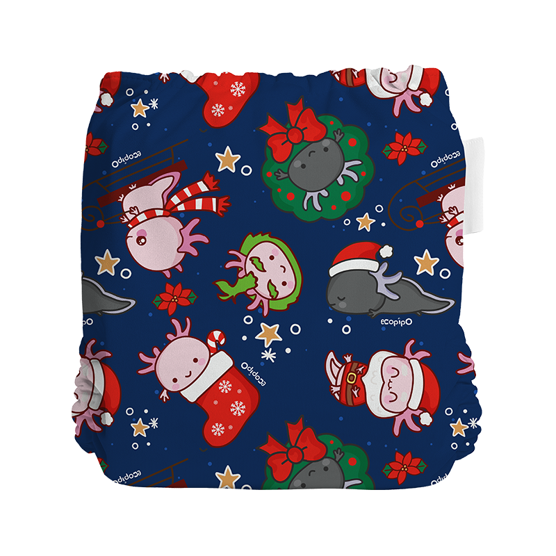 Pañal de Tela Ecopipo Axolochristmas G4 - Imagen 3