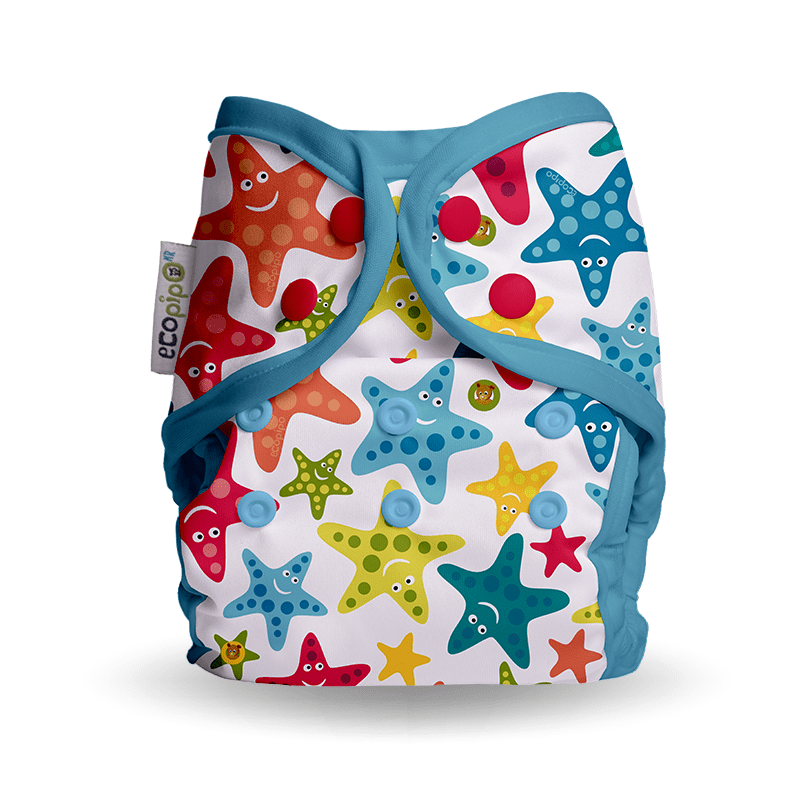 Ecopipo Pañal de Tela para Natación Estrellas de Mar